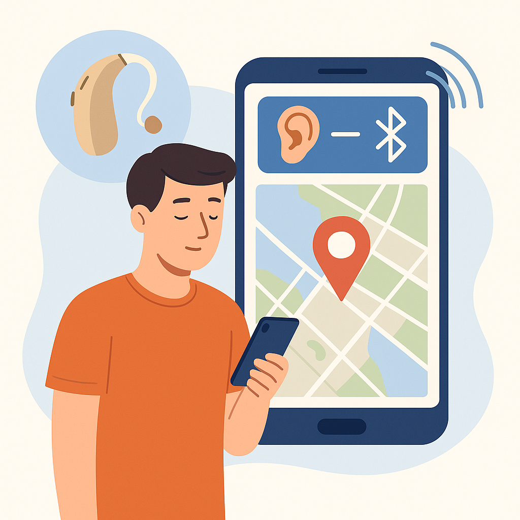 Retrouver mes aides auditives : la fonctionnalité qui vous permet de ne plus jamais les perdre