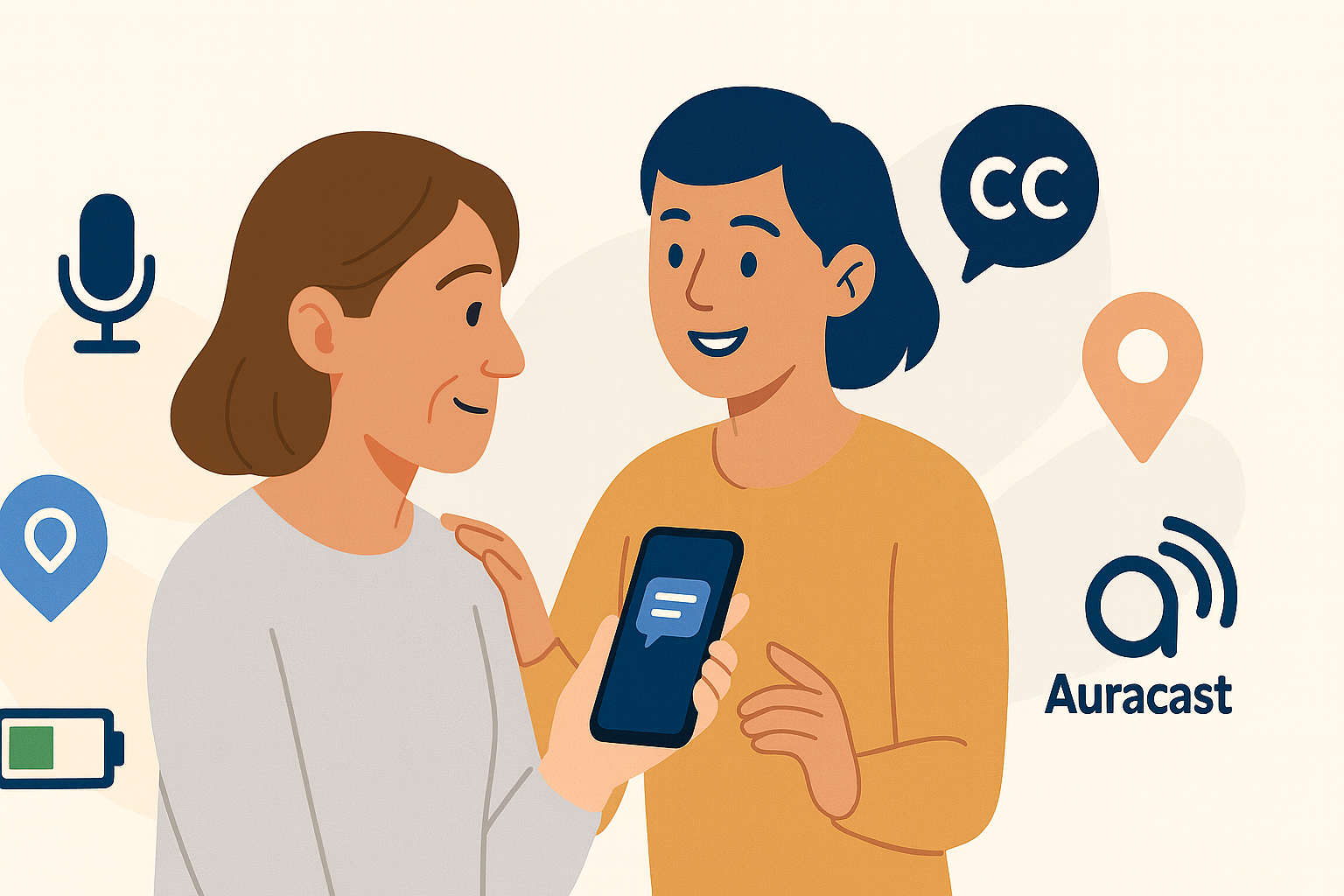 Les meilleures apps et fonctions pour smartphone qui facilitent la vie avec des aides auditives