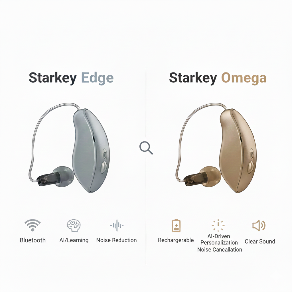 Starkey Edge AI vs Omega AI : quel appareil auditif est fait pour vous en 2026 ?