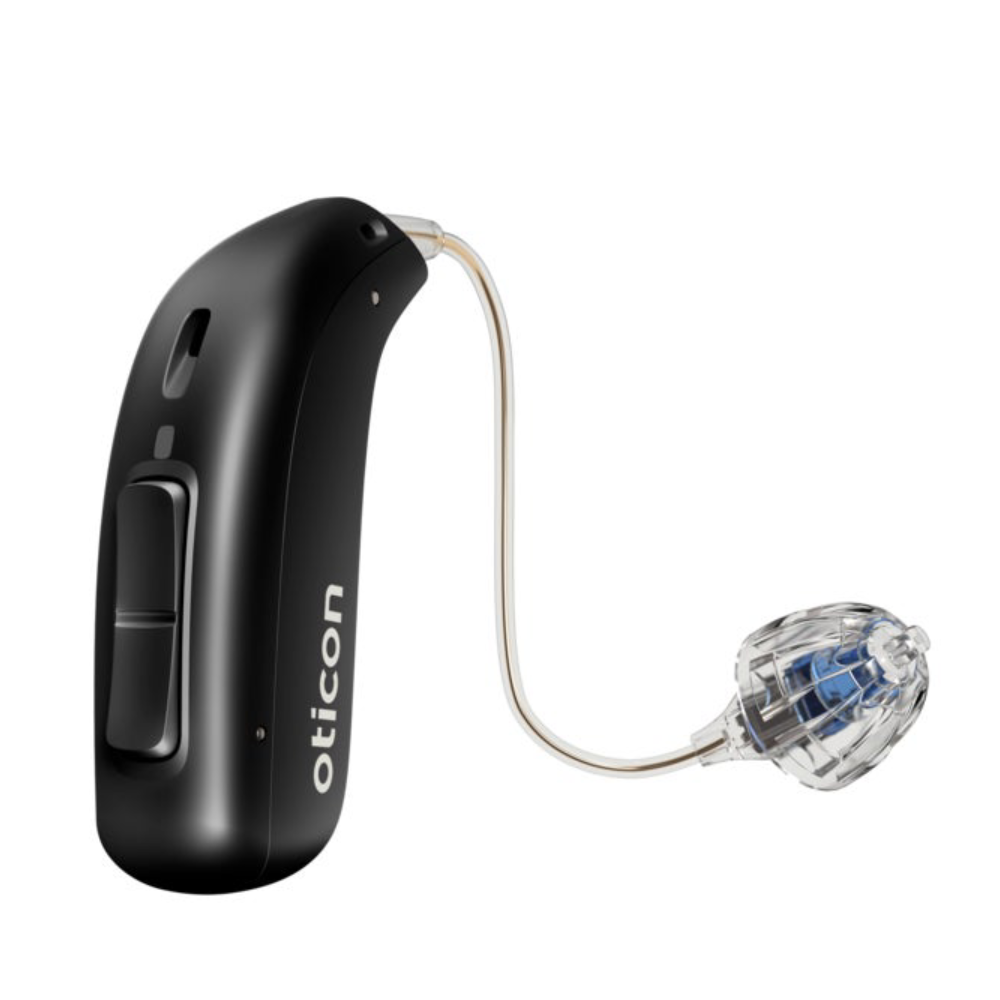 More 2 MiniRITE R Diamant noir Oreille gauche Aides Auditives