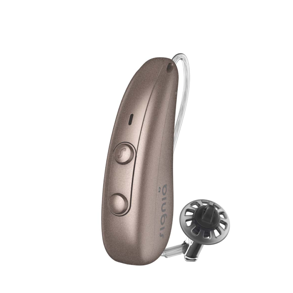 Pure Charge&Go 7IX Brun sable Oreille gauche Aides Auditives