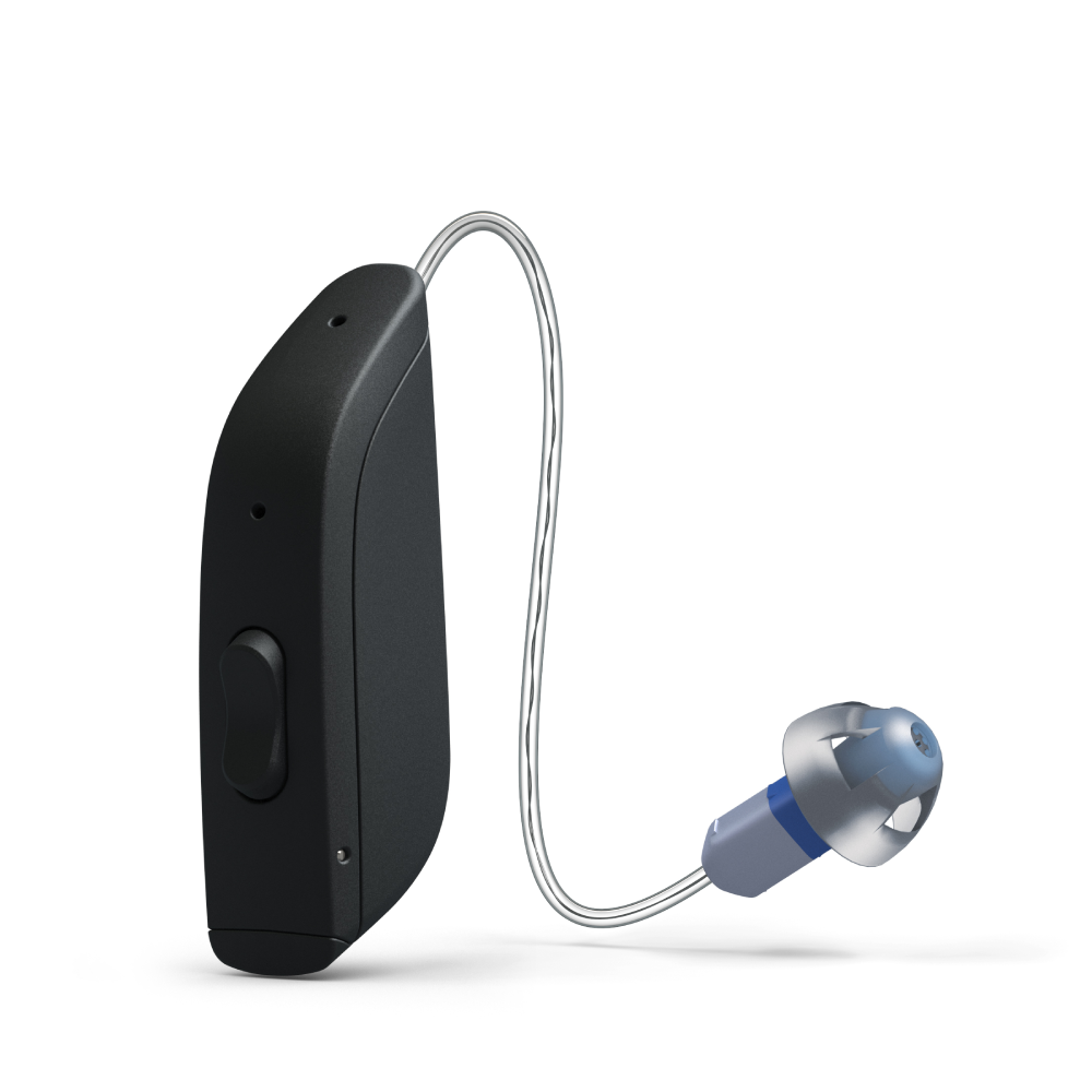 Omnia RU961-DRWC Deep Noir Oreille gauche Aides Auditives