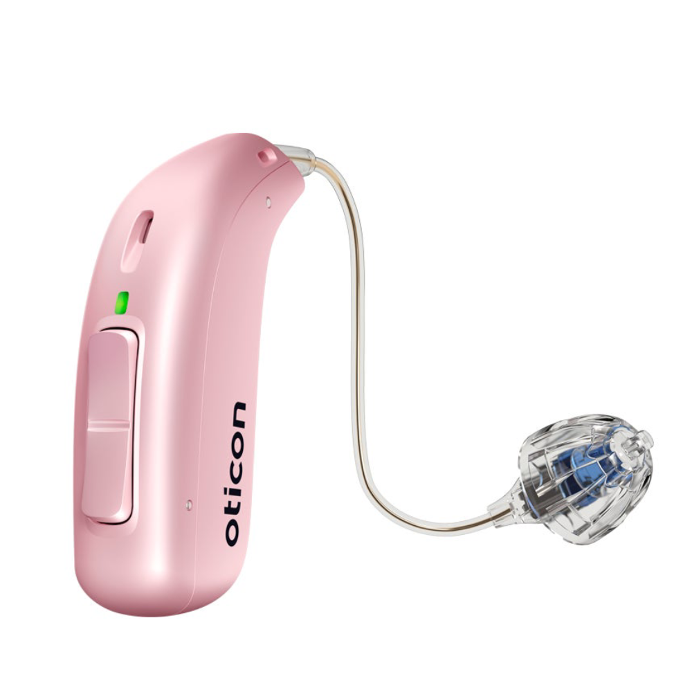 REAL 2 miniRITE R Écoutez le rose Oreille gauche Aides Auditives