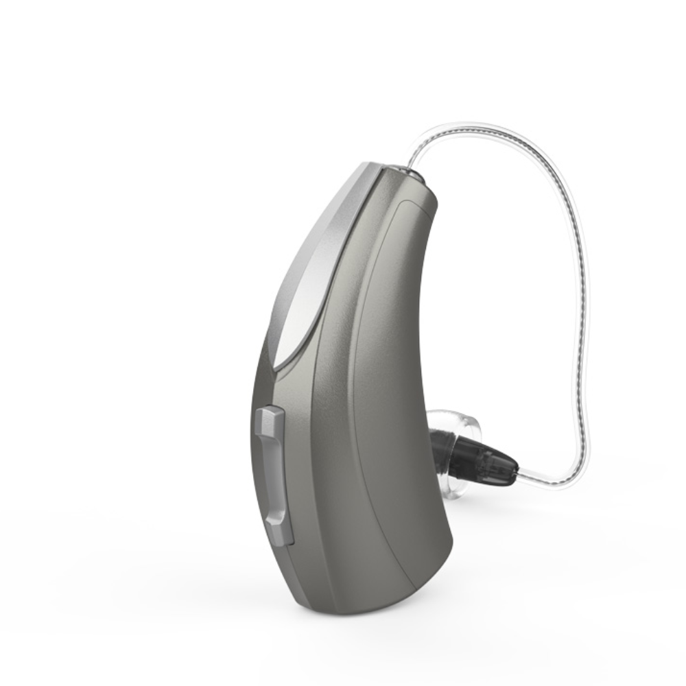 Evolv AI 1200 RIC 312 Gris foncé Oreille gauche Aides Auditives