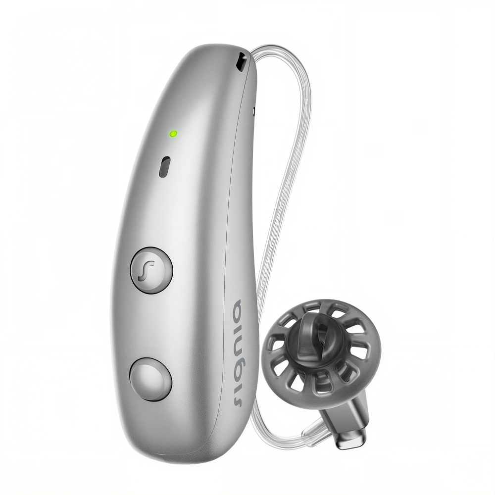 Signia Pure Charge&Go MaX silver grey