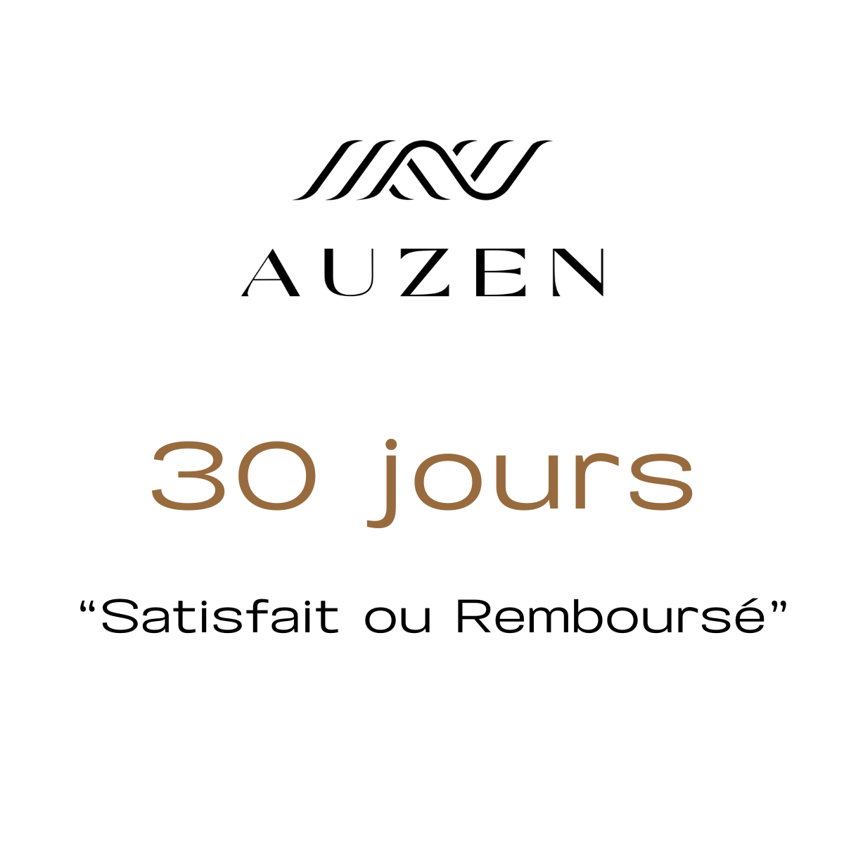 30 jours “satisfait ou remboursé”