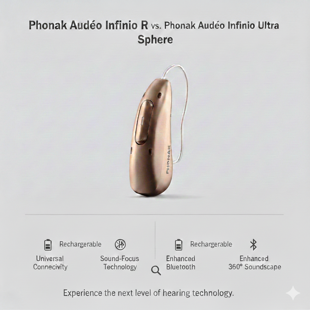 Phonak Audéo Infinio Ultra R vs Ultra Sphere : Comment choisir le bon modèle en 2026
