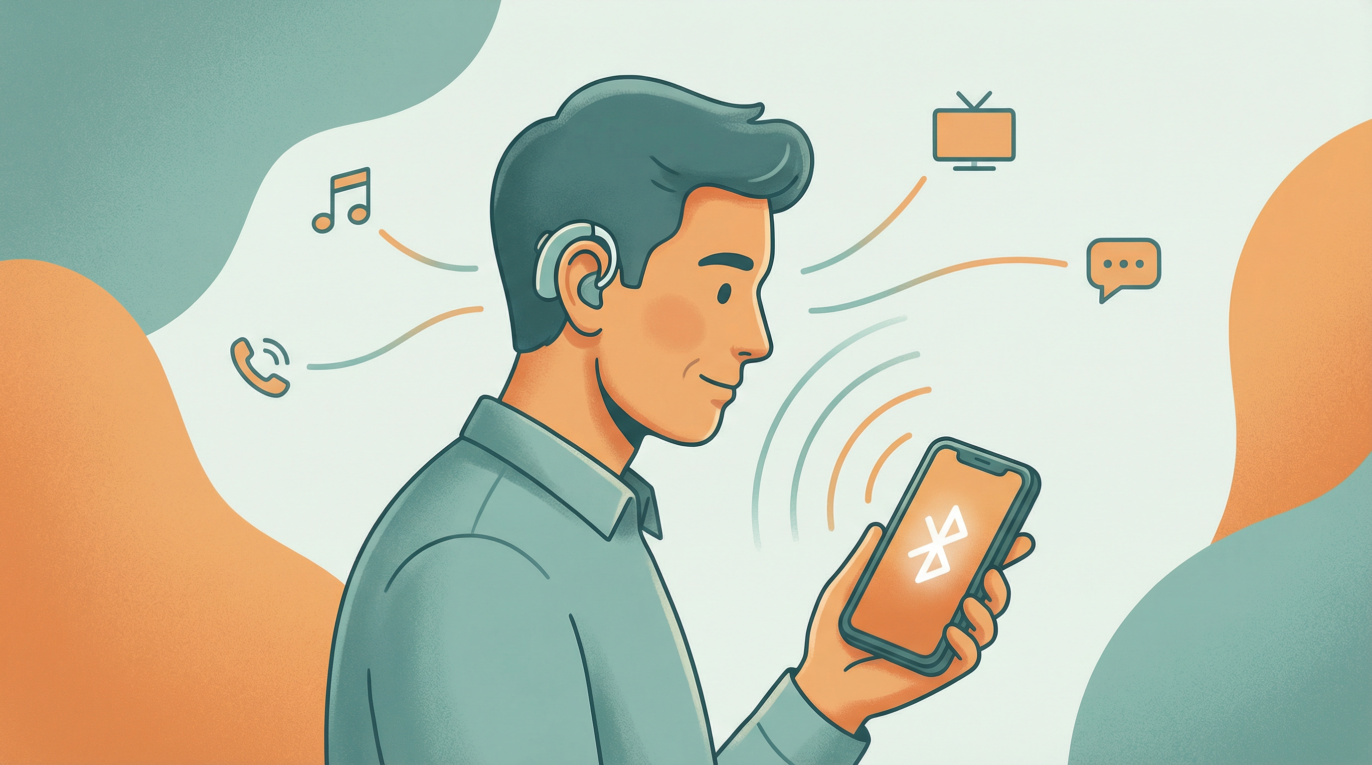 Appareils auditifs Bluetooth : Écoutez de la musique et répondez à vos appels avec vos aides auditives