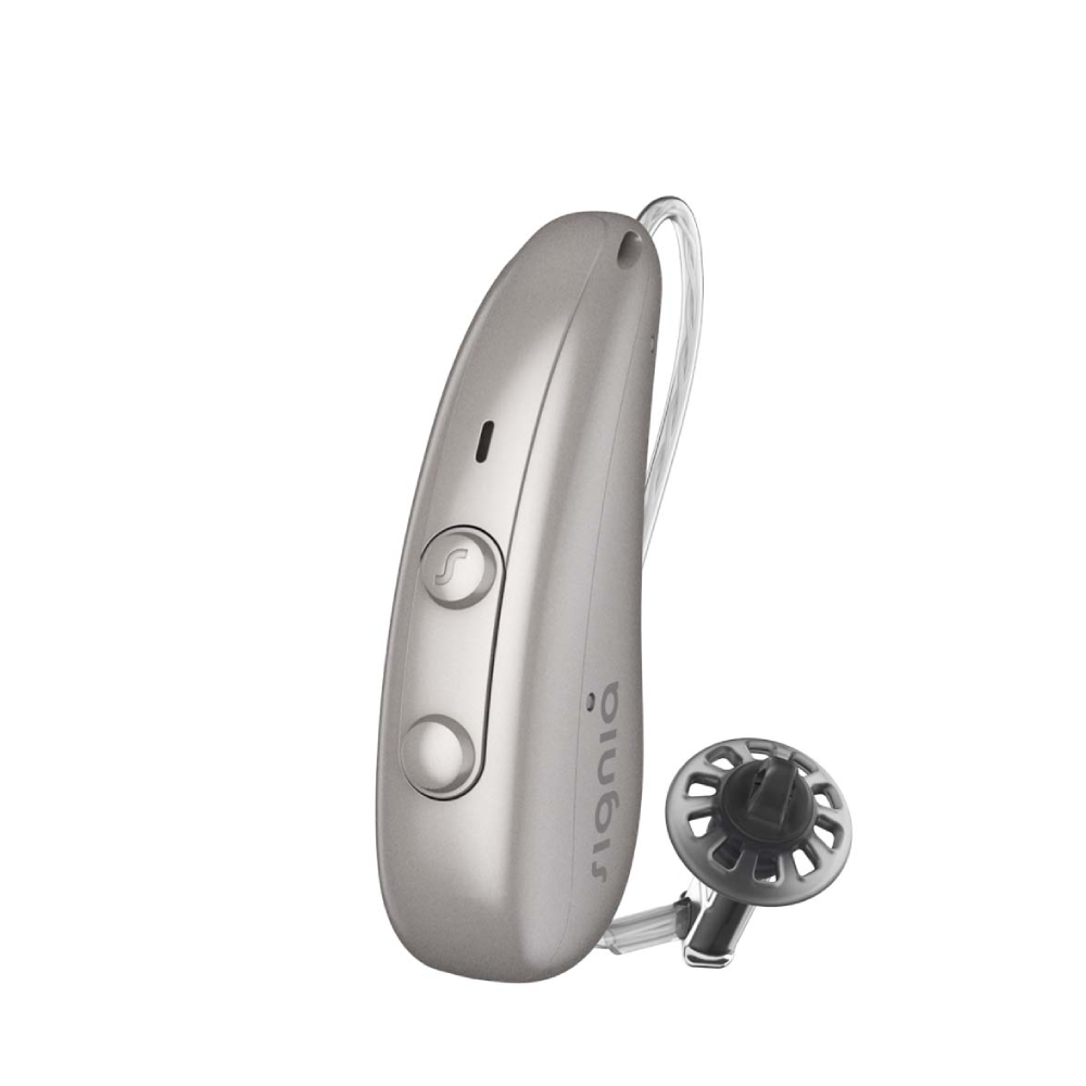 Pure Charge&Go 7IX Champagne foncé Oreille gauche Aides Auditives