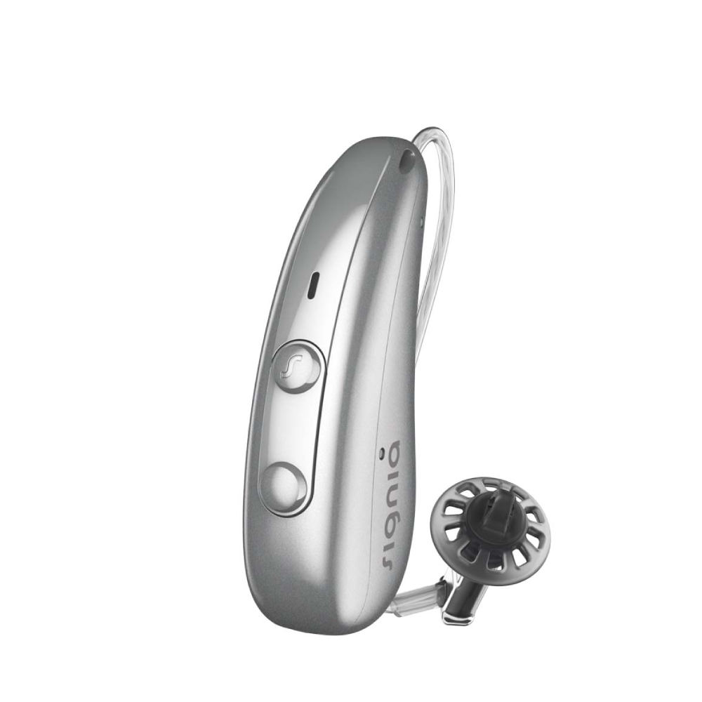 Pure Charge&Go 7IX Argent Oreille gauche Aides Auditives
