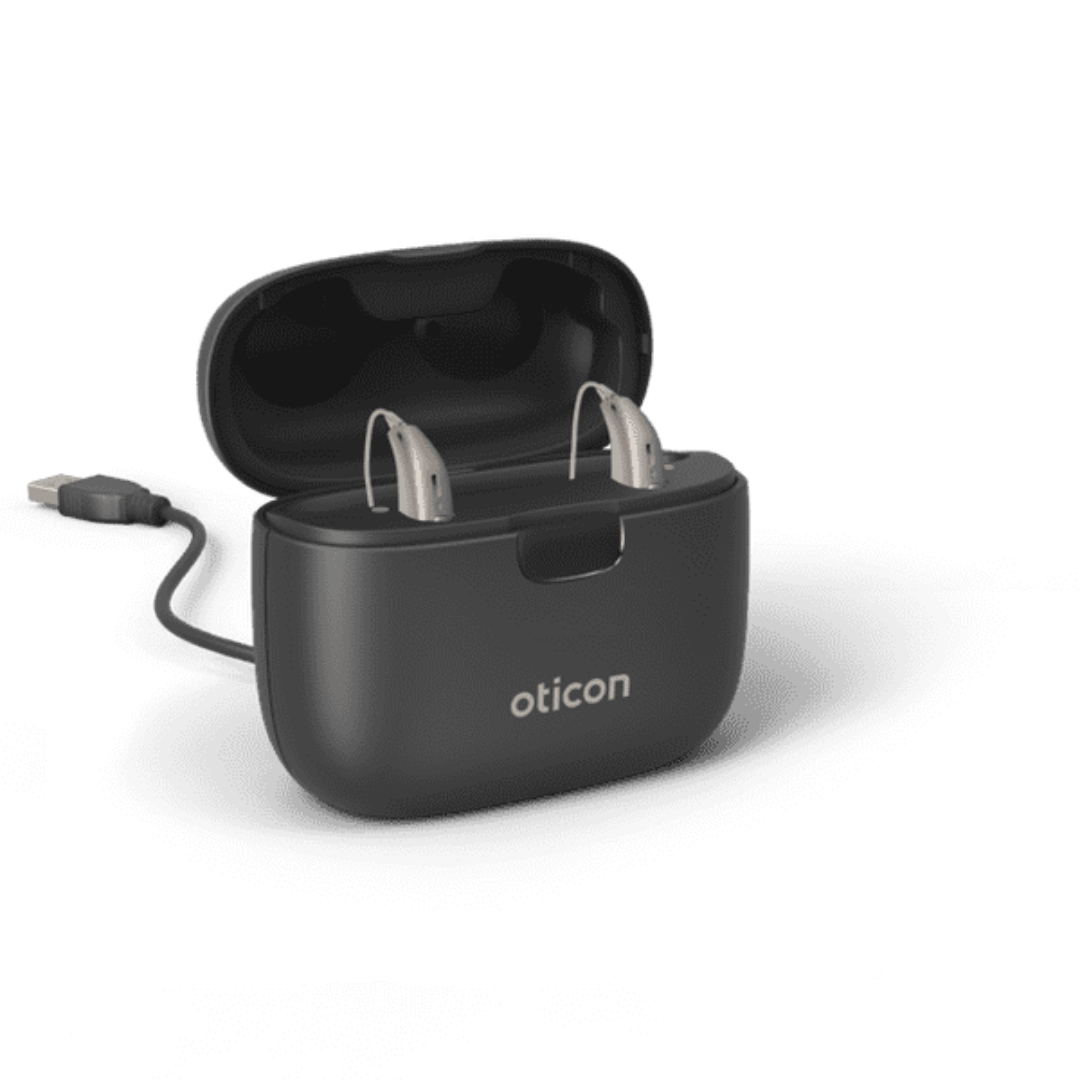 SmartCharger pour les aides auditives Oticon More 1 et More 3 Chargeur