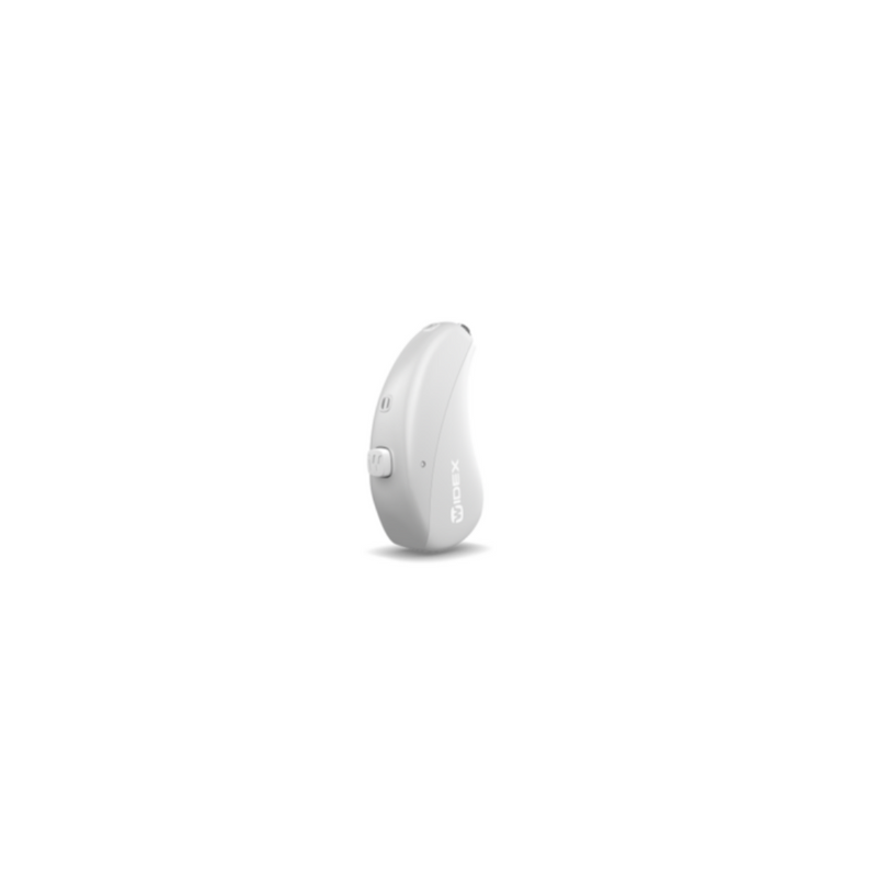 The hearing aid Widex Moment 220/440 in white by Auzen with premium audiology service online. 